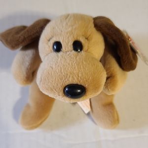 Retired TY Beanie Baby Bones the Dog